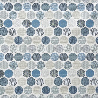 Casa, Indigo - Fabric Only